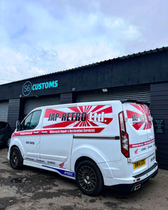 Signwriting, vehicle wrapping at S6 Customs